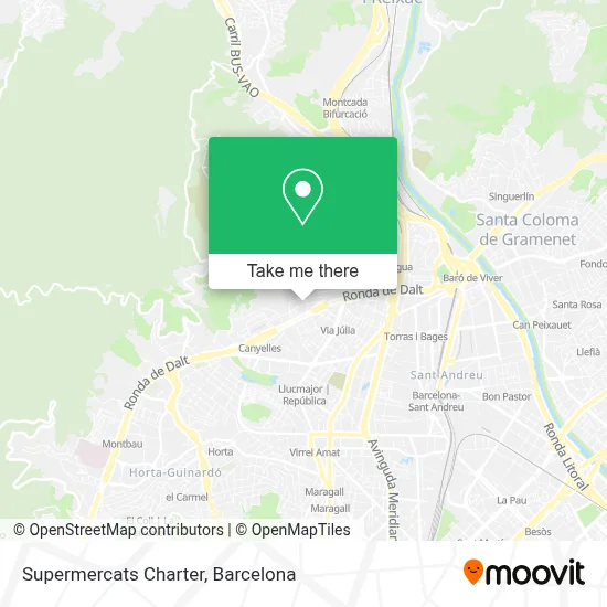 Supermercats Charter map