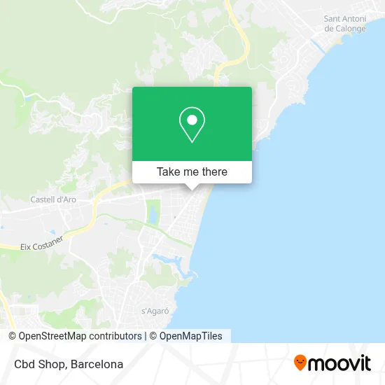 Cbd Shop map