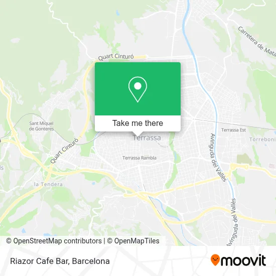 Riazor Cafe Bar map
