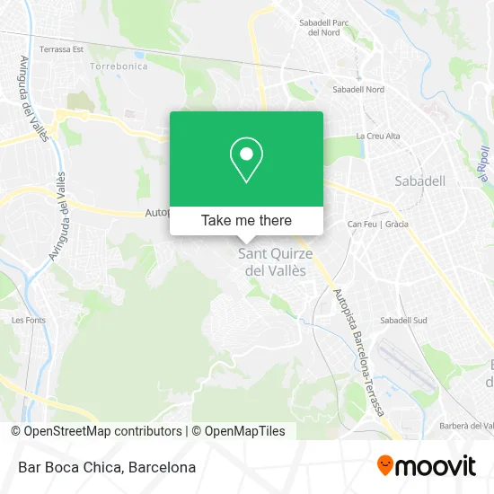 Bar Boca Chica map