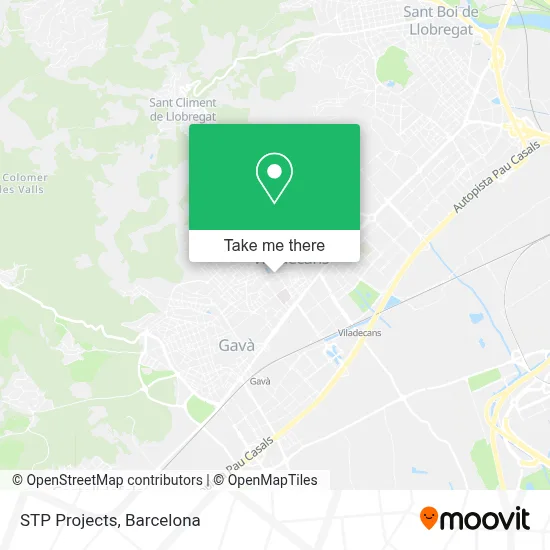 STP Projects map