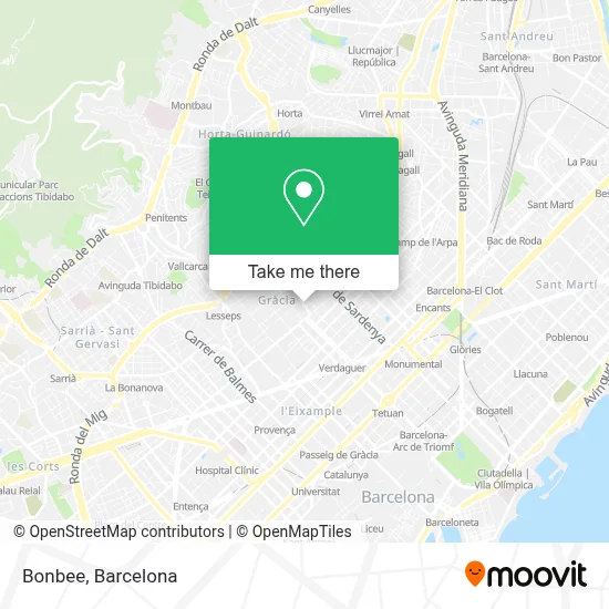 Bonbee map