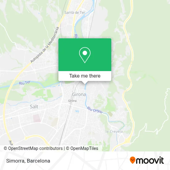 Simorra map