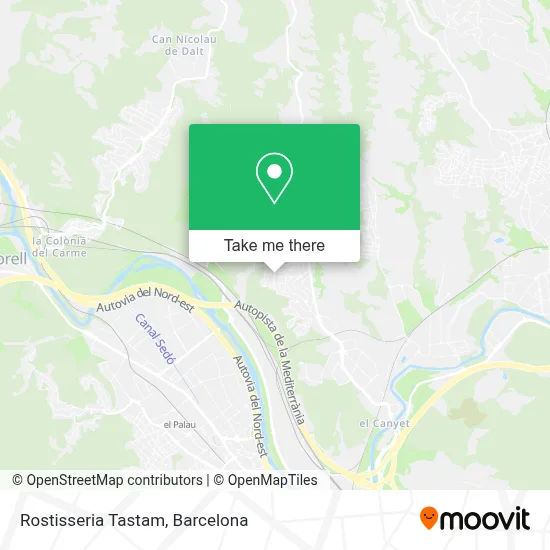 Rostisseria Tastam map