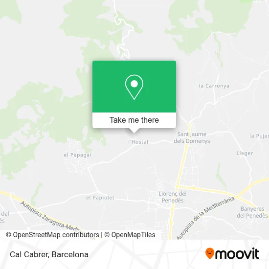 Cal Cabrer map
