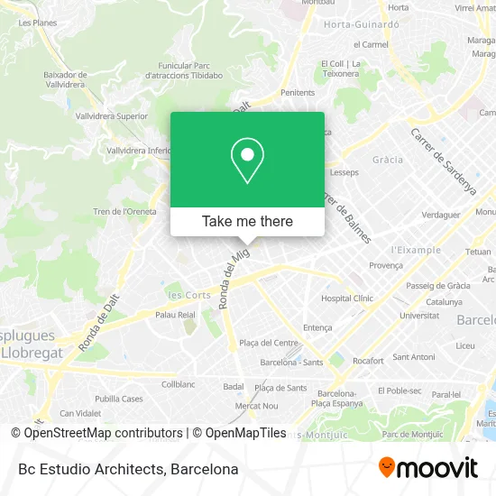 Bc Estudio Architects map