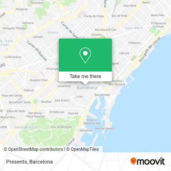 Presents map