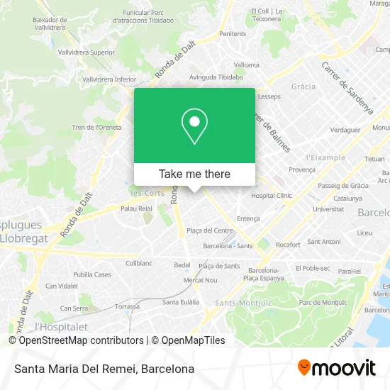 Santa Maria Del Remei map