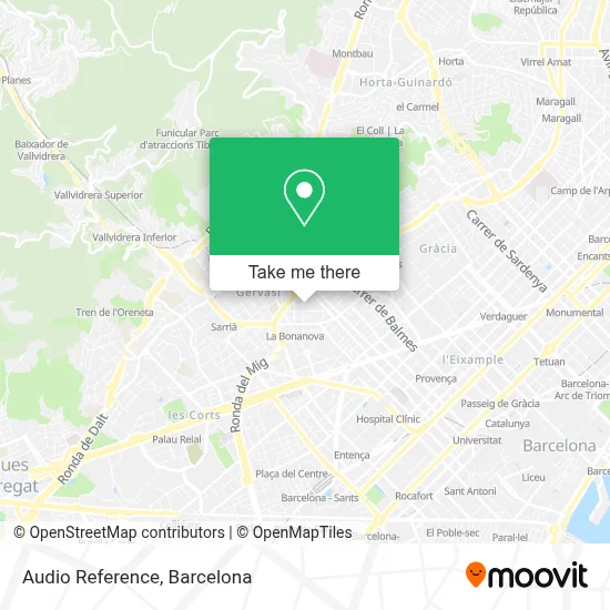 Audio Reference map