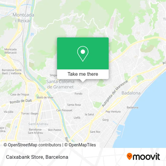 Caixabank Store map