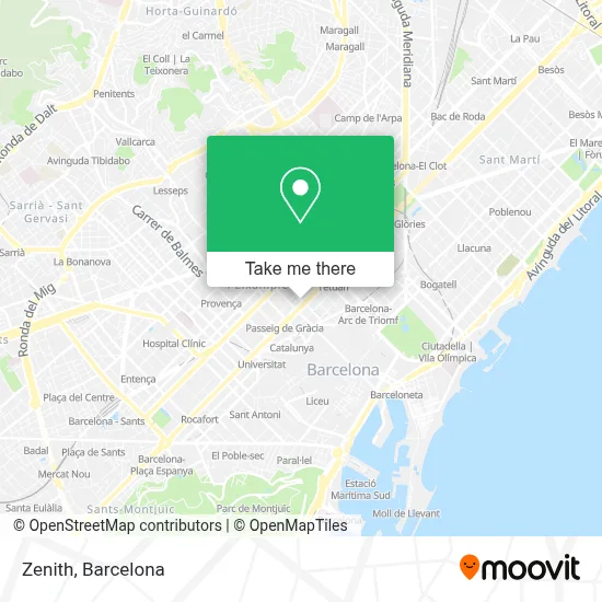 Zenith map