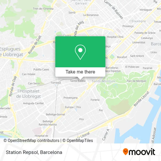 Station Repsol map