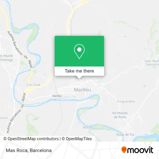 Mas Roca map