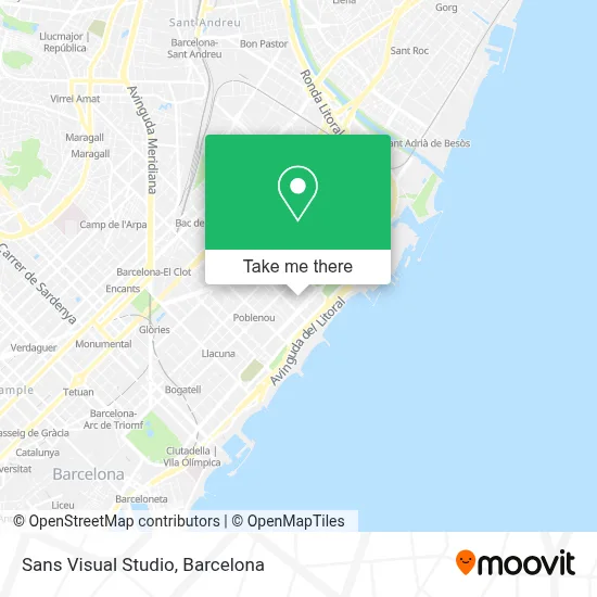 Sans Visual Studio map