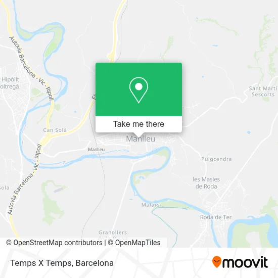 Temps X Temps map