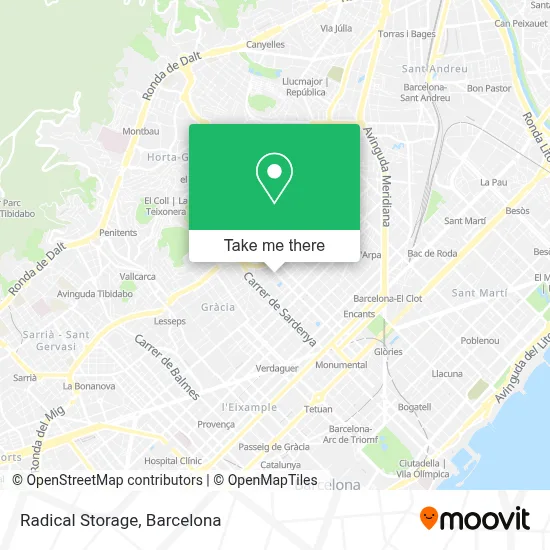 Radical Storage map