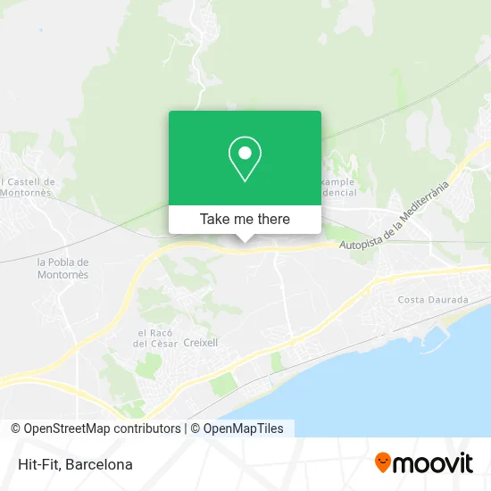 mapa Hit-Fit