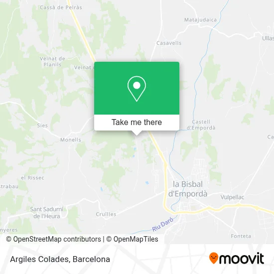 Argiles Colades map
