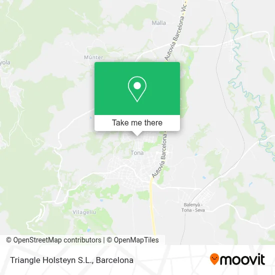 Triangle Holsteyn S.L. map