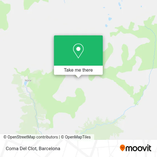 Coma Del Clot map