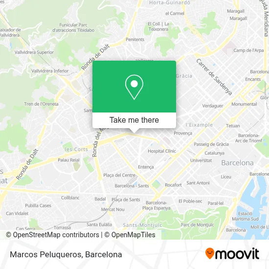Marcos Peluqueros map
