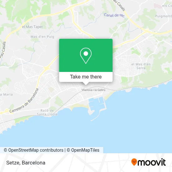 Setze map
