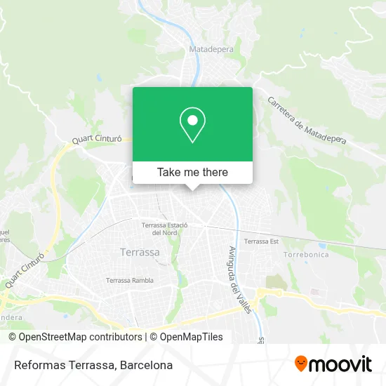Reformas Terrassa map