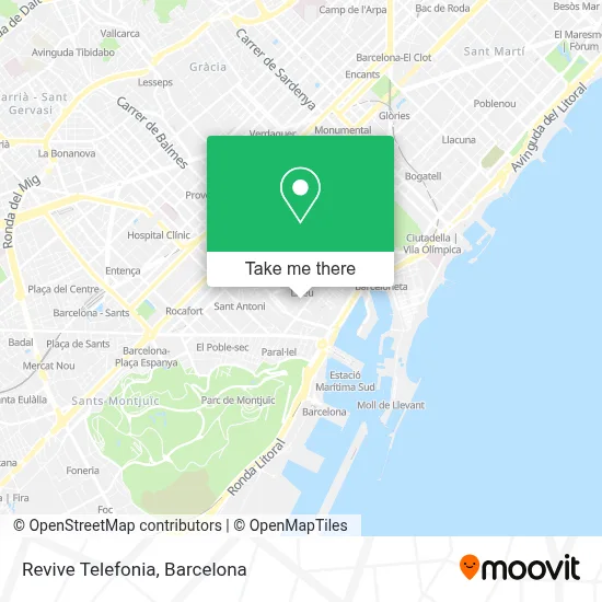 Revive Telefonia map