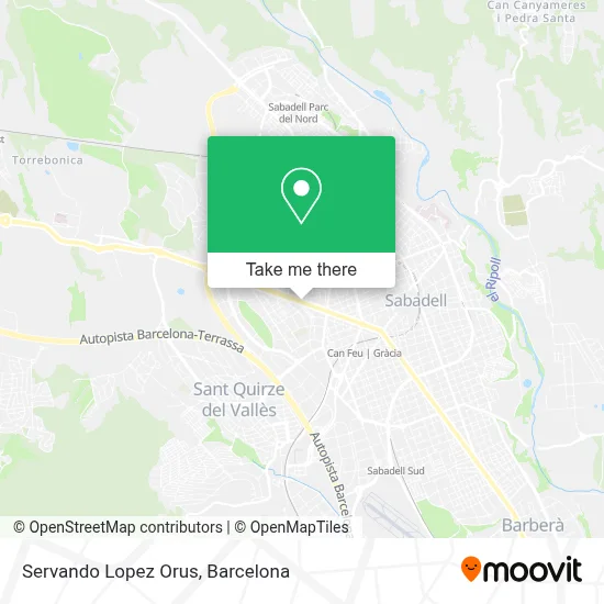 Servando Lopez Orus map