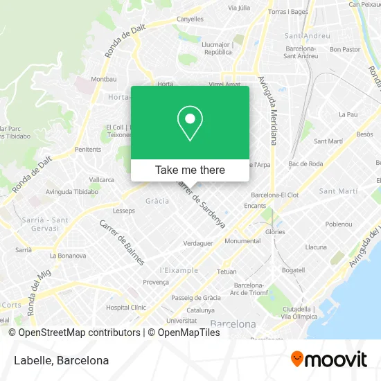 Labelle map