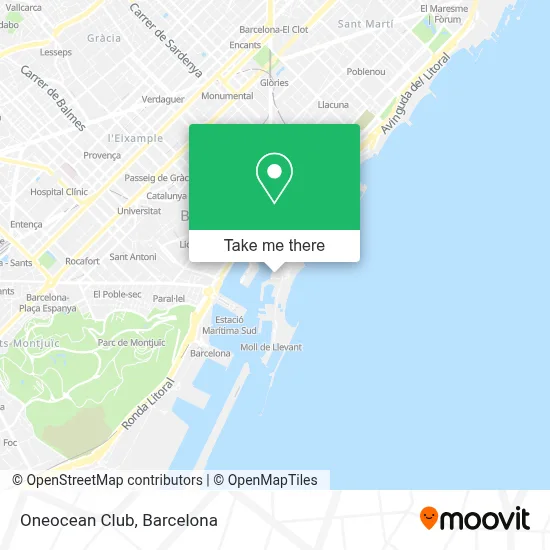 Oneocean Club map
