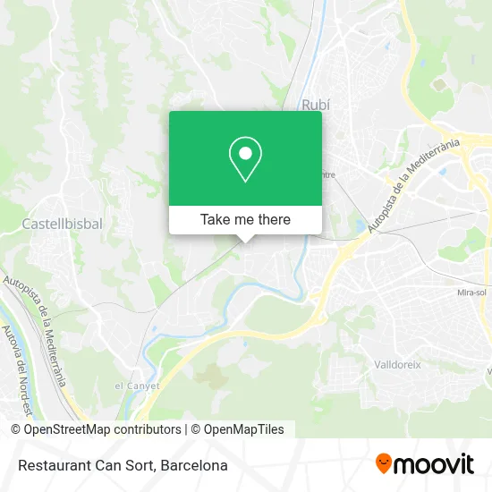 Restaurant Can Sort map