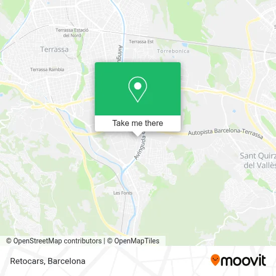 Retocars map