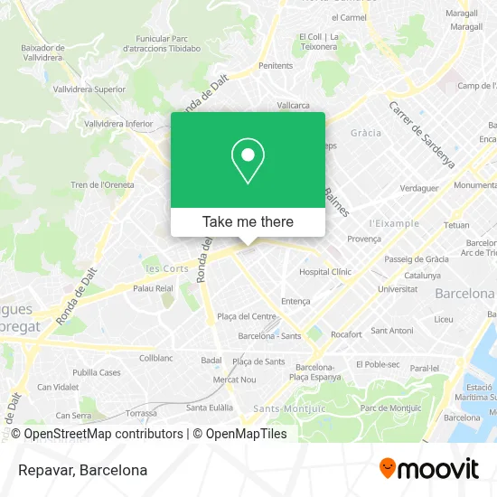 Repavar map