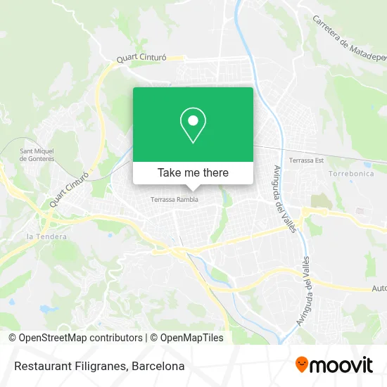 Restaurant Filigranes map