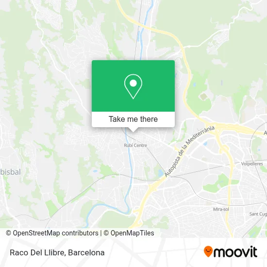 Raco Del Llibre map