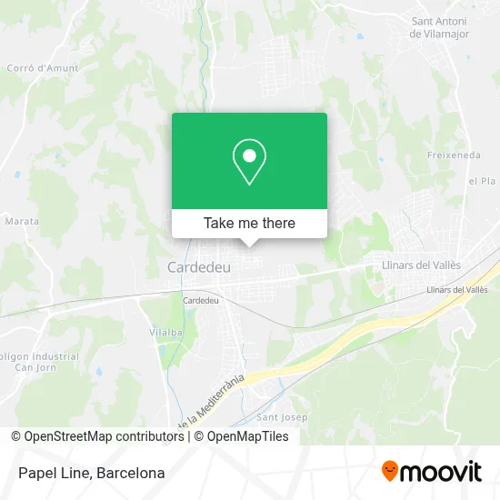 Papel Line map