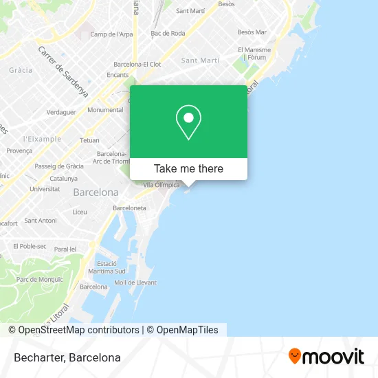 Becharter map