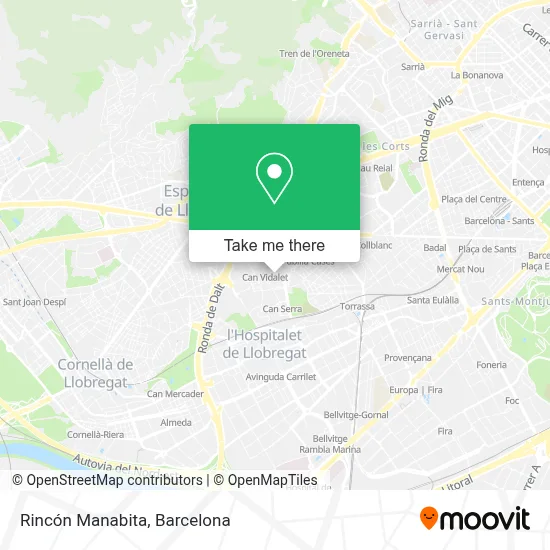 Rincón Manabita map