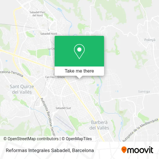 Reformas Integrales Sabadell map
