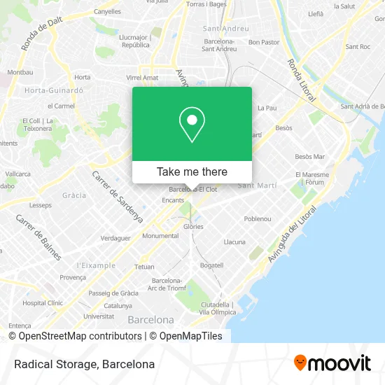Radical Storage map