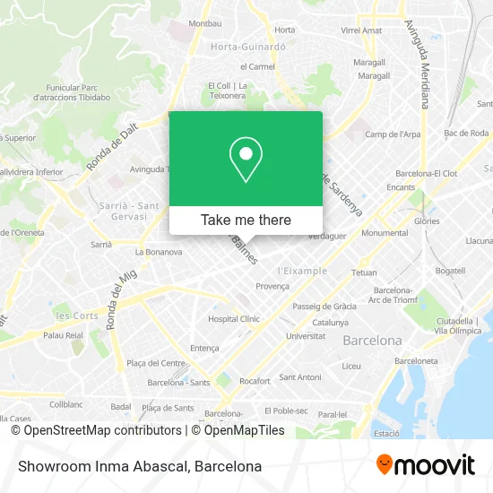 Showroom Inma Abascal map