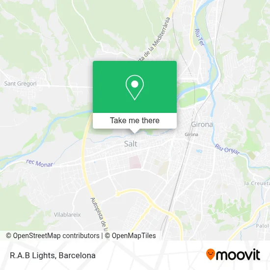 R.A.B Lights map