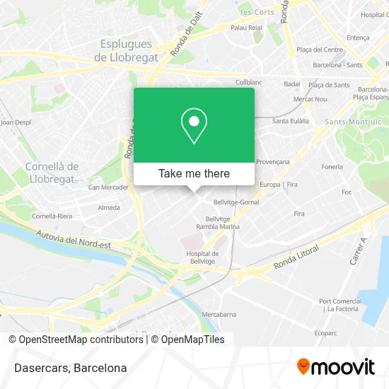 Dasercars map