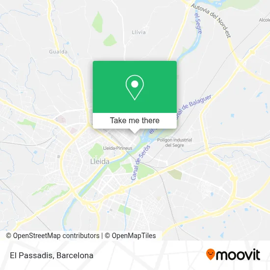 El Passadis map