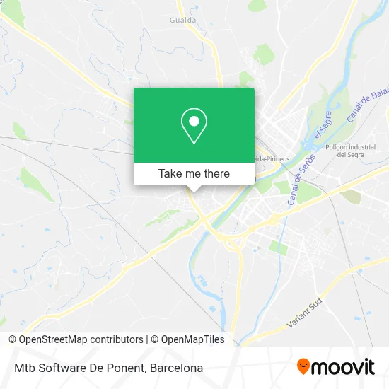 Mtb Software De Ponent map