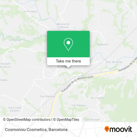 Cosmonou Cosmetics map