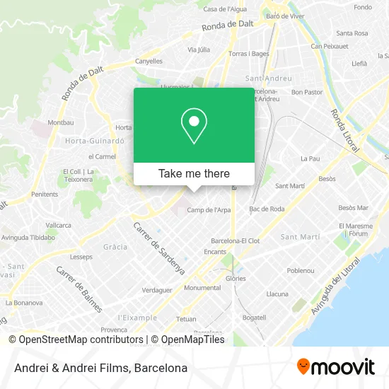 Andrei & Andrei Films map