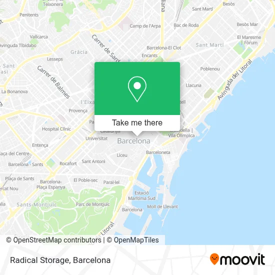 Radical Storage map
