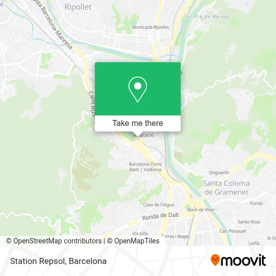 Station Repsol map